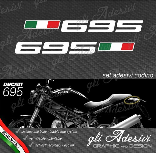 Adesivi ducati monster - monster, per