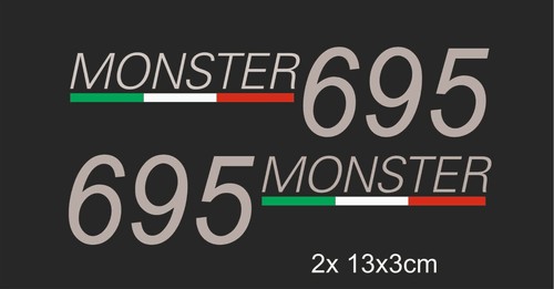 Adesivi ducati monster 695 - adesivi,